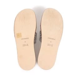 Hermès Hermes Mens Izmir Sandals Ombre Lizard 44 EU -Online Bag Store H SNDL 231016 1 RB 09