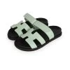 Hermès Hermes Chypre Sandals Vert Jade Epsom Palladium Hardware 36.5 EU -Online Bag Store H SNDL 231017 3 WW 02
