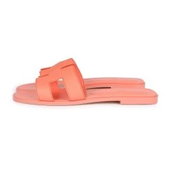 Hermès Hermes Oran Sandals Orange Joey Epsom 39.5 EU -Online Bag Store H SNDL 231107 1 05