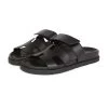 Hermès Hermes Chypre Techno Sandals Black Calfskin Palladium Hardware 35.5 EU -Online Bag Store H SNDL 231114 1 OB 02