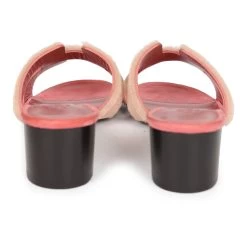 Hermès Hermes Oasis Sandals Rouge Blush Fur 38.5 -Online Bag Store H SNDL 231114 1 WL 06
