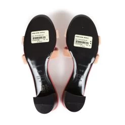 Hermès Hermes Oasis Sandals Rouge Blush Fur 38.5 -Online Bag Store H SNDL 231114 1 WL 09