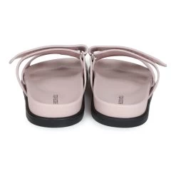 Hermès Hermes Chypre Sandals Rose Porcelaine Suede 37.5 EU -Online Bag Store H SNDL 231213 1 06