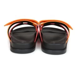 Hermès Hermes Chypre Techno Sandals Sunset/Rouge Ecarlate Suede Palladium Hardware 38 EU 16 Hermès Hermes Chypre Techno Sandals Sunset/Rouge Ecarlate Suede Palladium Hardware 38 EU -Online Bag Store H SNDL 240105 1 06