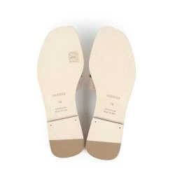 Hermès Hermes Oran Sandals Beige Argile Shiny Lizard 38 EU -Online Bag Store H SNDL 240109 4 09