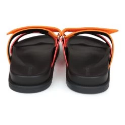 Hermès Hermes Chypre Techno Sandal Sunset & Rouge Ecarlate Suede Palladium Hardware 37.5 EU -Online Bag Store H SNDL 240118 1 06