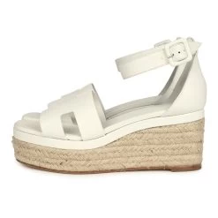 Hermès Hermes Doll 60 Espadrille Sandal White Calfskin -Online Bag Store H SNDL 240122 1 WWL 04