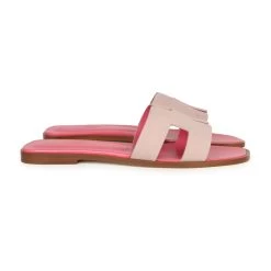 Hermès Hermes Oran Sandals Rose Porcelaine 40 EU -Online Bag Store H SNDL 240122 2 04