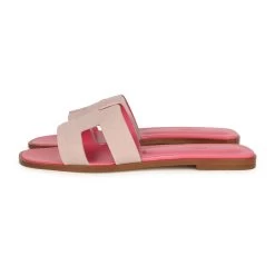 Hermès Hermes Oran Sandals Rose Porcelaine 40 EU -Online Bag Store H SNDL 240122 2 05