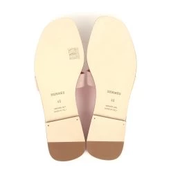 Hermès Hermes Oran Sandals Rose Porcelaine 40 EU -Online Bag Store H SNDL 240122 2 09