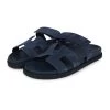 Hermès Hermes Chypre Techno Sandals Blue Celeste Suede 40.5 EU Palladium Hardware -Online Bag Store H SNDL 240220 1 02