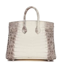 Hermès Hermes Birkin 25 Himalaya Niloticus Crocodile Diamond Encrusted Hardware -Online Bag Store HIMALAYANDIAMOND 04