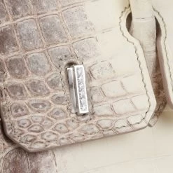 Hermès Hermes Birkin 25 Himalaya Niloticus Crocodile Diamond Encrusted Hardware -Online Bag Store HIMALAYANDIAMOND 09